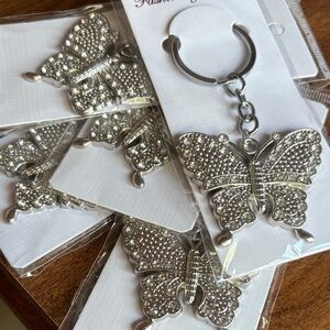 Butterfly Keychain Bag charms 5 Keychains bundle
